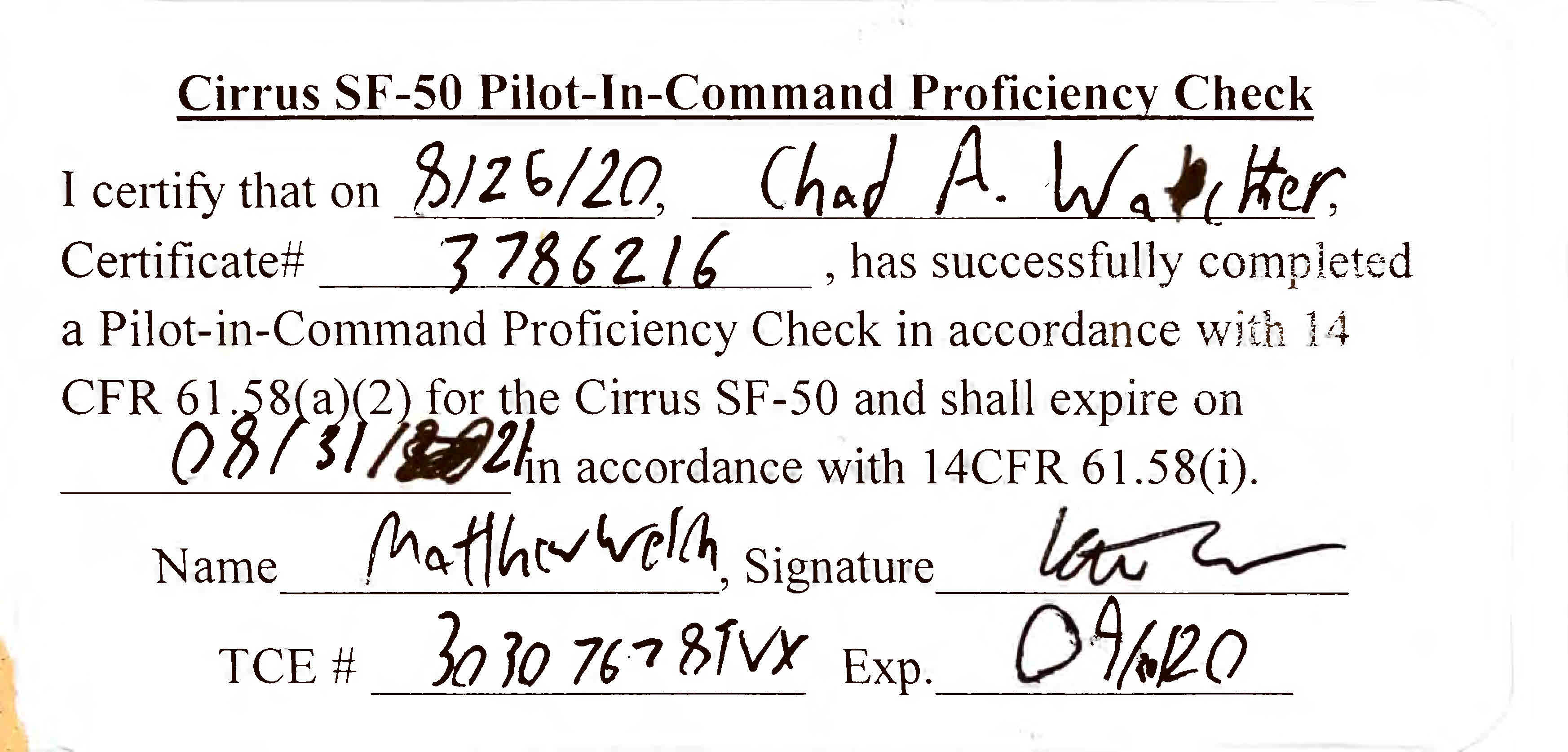2020 0826 [Cirrus SF 50 Annual Proficiency Check.jpg